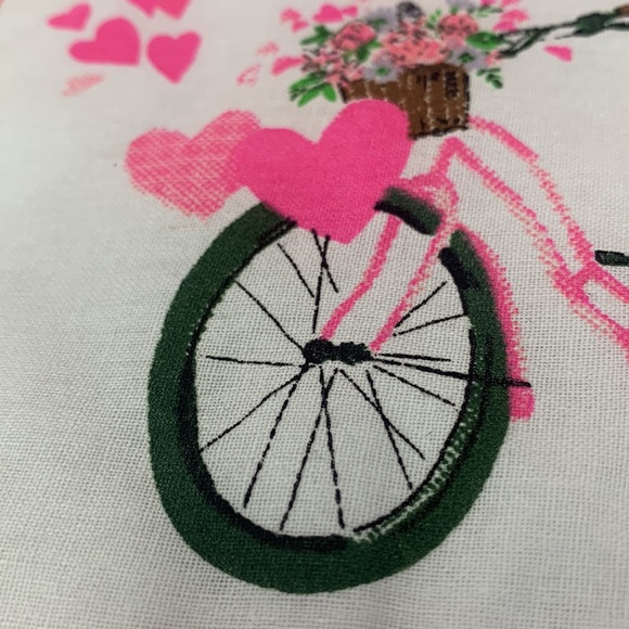 New! Valentine's "Be Mine" Bicycle Hearts Kitchen 2 Pot Holders Set Baking - Picture 8 of 16